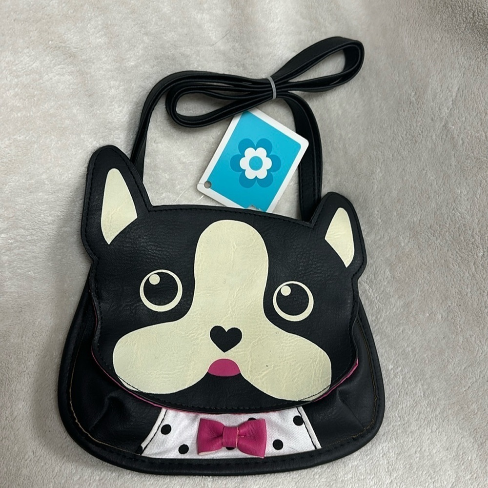 Girls' Dog Face Crossbody Purse NWT